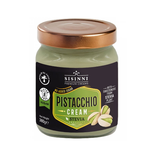 Sisinni Κρέμα από Κελυφωτό Φιστίκι Pistacchio με Στέβια 380gr