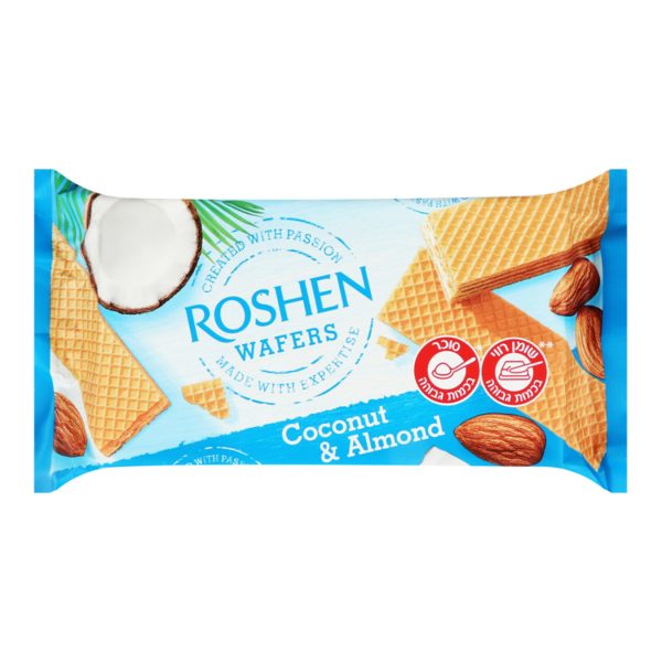 Roshen Wafer Coconut & Almond 216gr