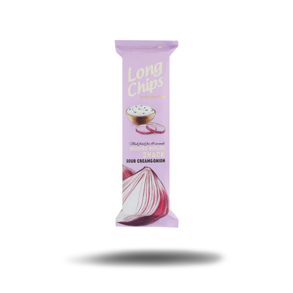 Long Chips από Πουρέ Πατάτας με Γεύση Sour Cream & Onion 75gr