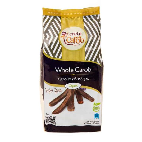 Creta Carob Ολόκληρο Χαρούπι 300γρ. BIO